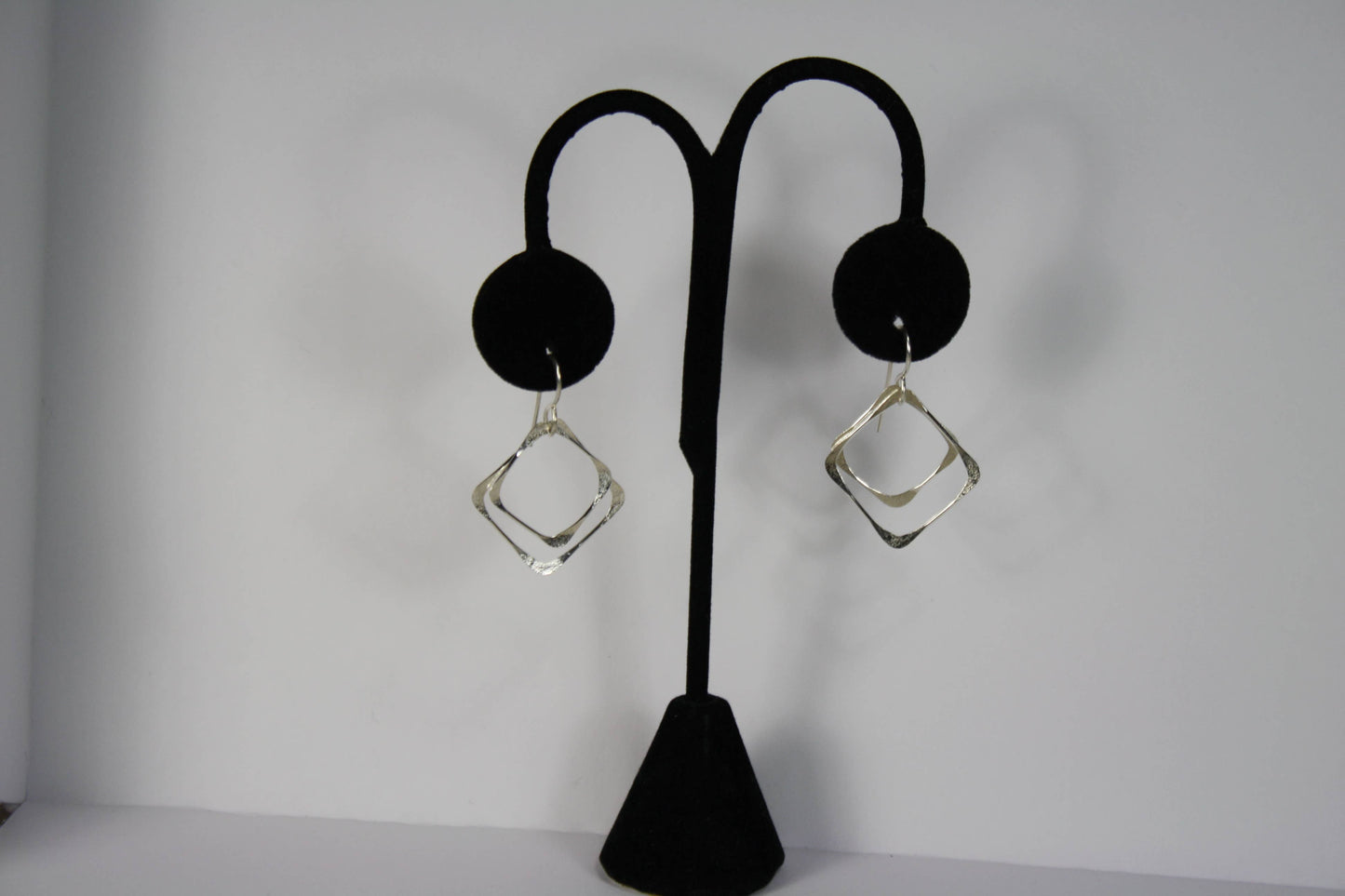 Sterling Silver Earrings Multiple Squares