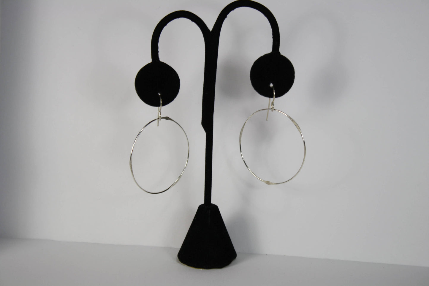 Sterling Silver Earrings X-Large Circle