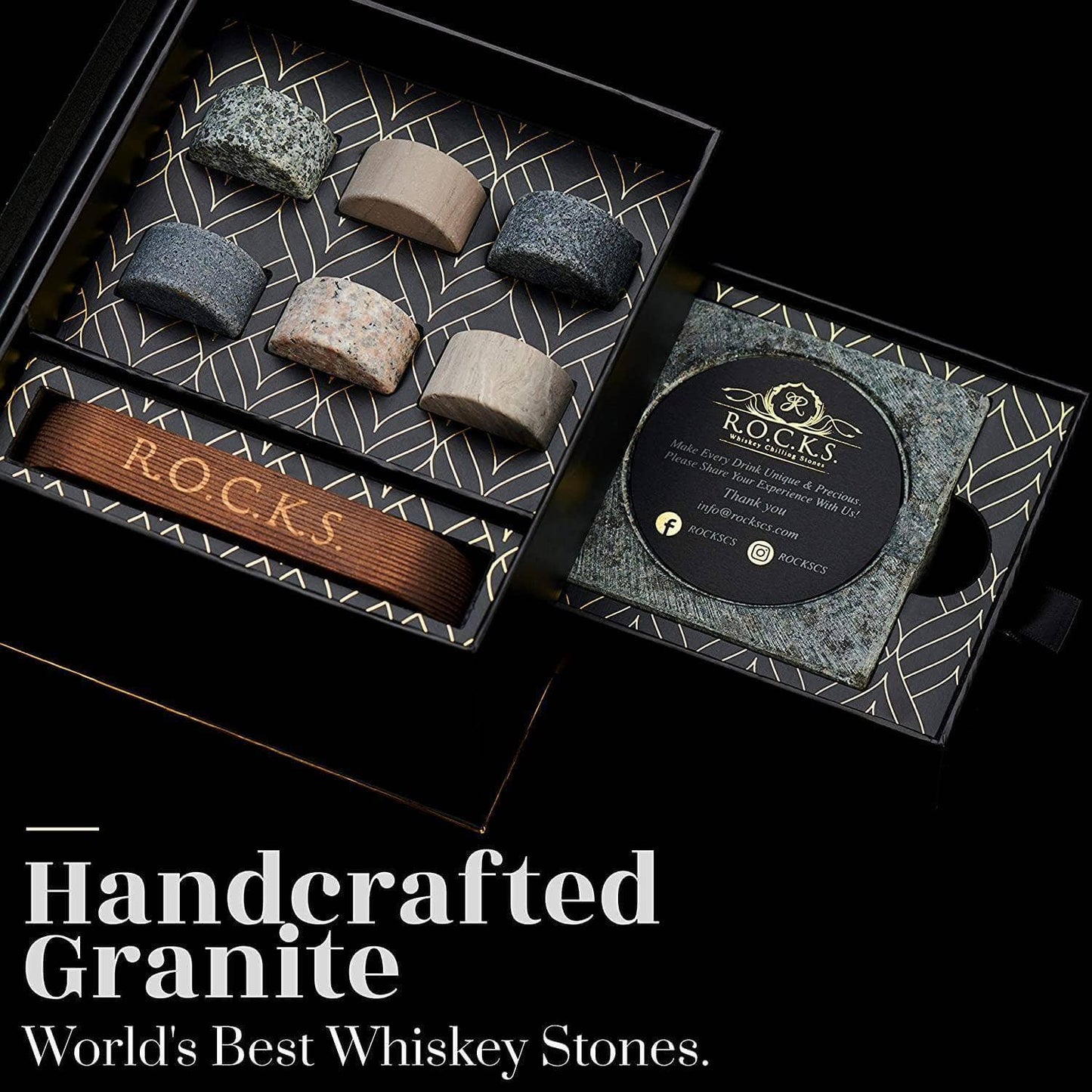 The Gentleman's Set - Cigar Aficionado Cocktail Stones