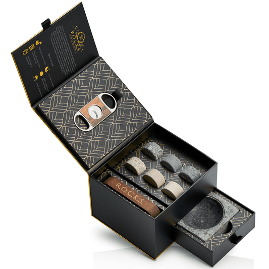 The Gentleman's Set - Cigar Aficionado Cocktail Stones