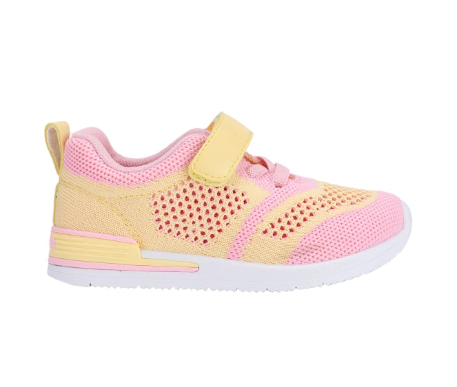 Regan Girls Yellow/Pink Sneakers - 11Y