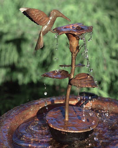 Hummingbird Dripper Fountain Top - Fountain Sold Separately