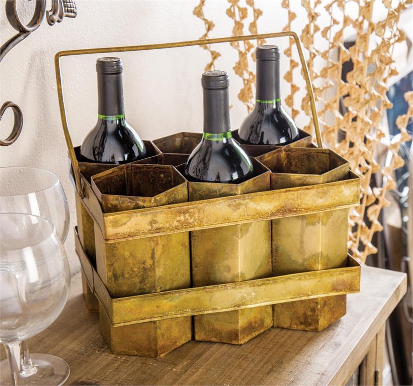 Metal Wine Bottle Holder