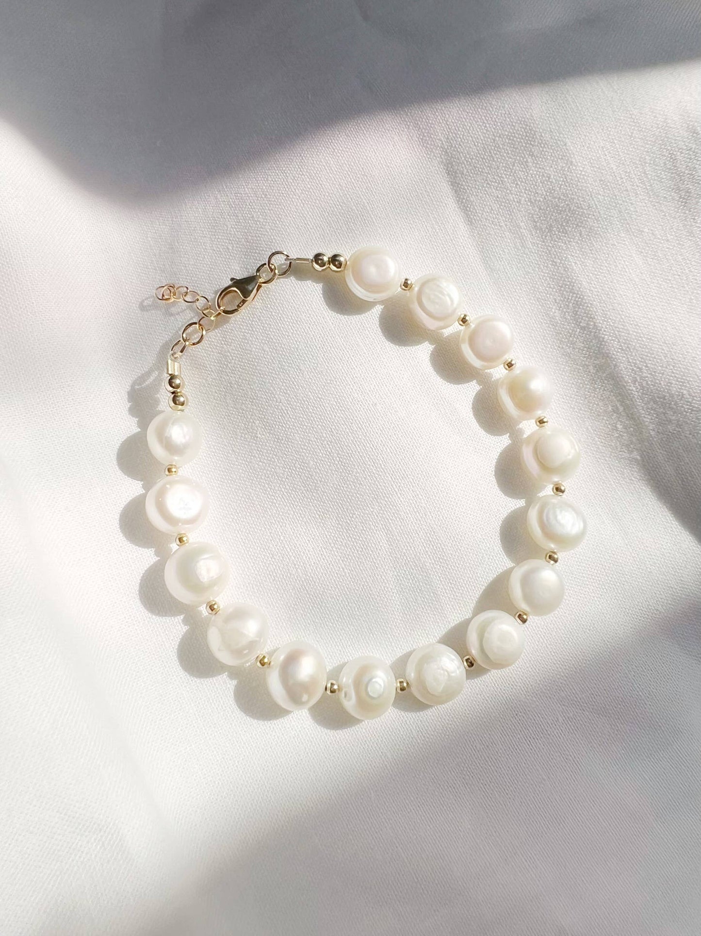 Freshwater Pearl Gold Filled Bracelet