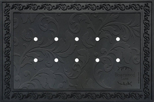 Rubber Doormat Tray Floral Design