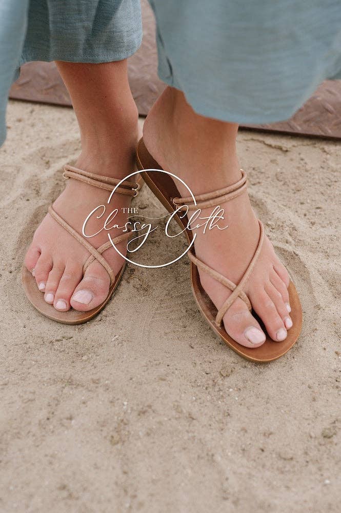 Santorini Sandals - Bamboo RTS