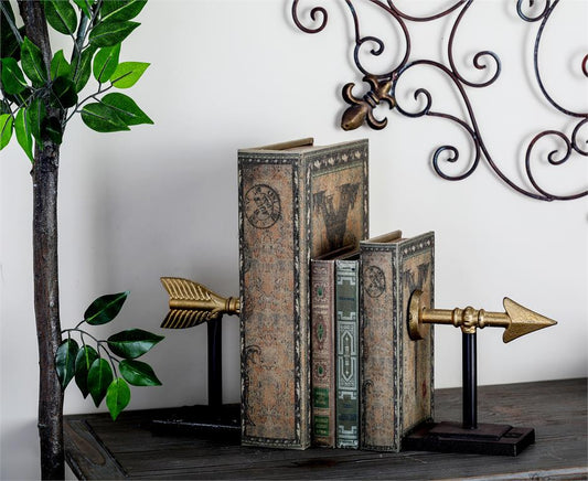 Metal Arrow Bookend