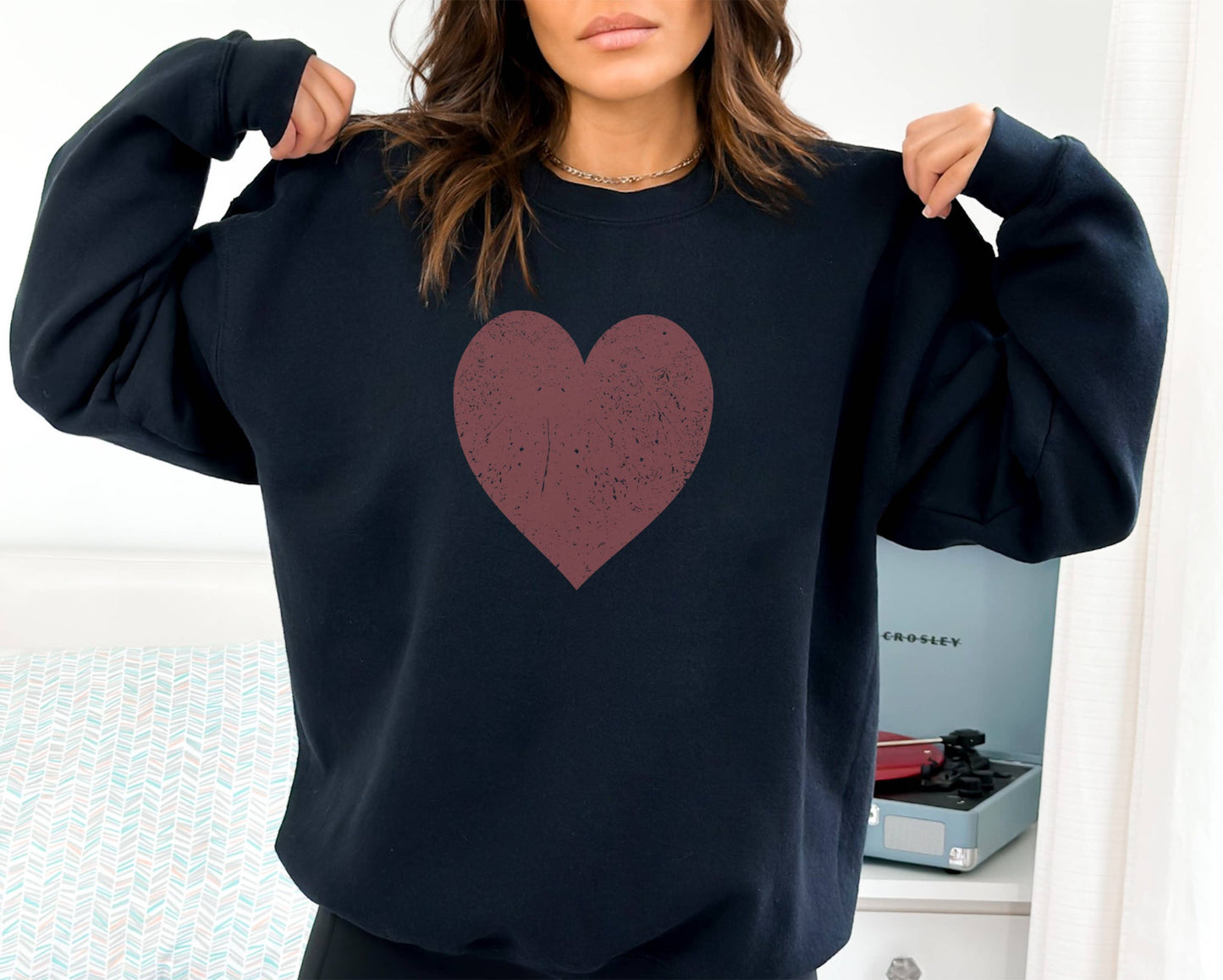 Valentine's Sweatshirt - Heart Sweatshirt - Valentines Shirt