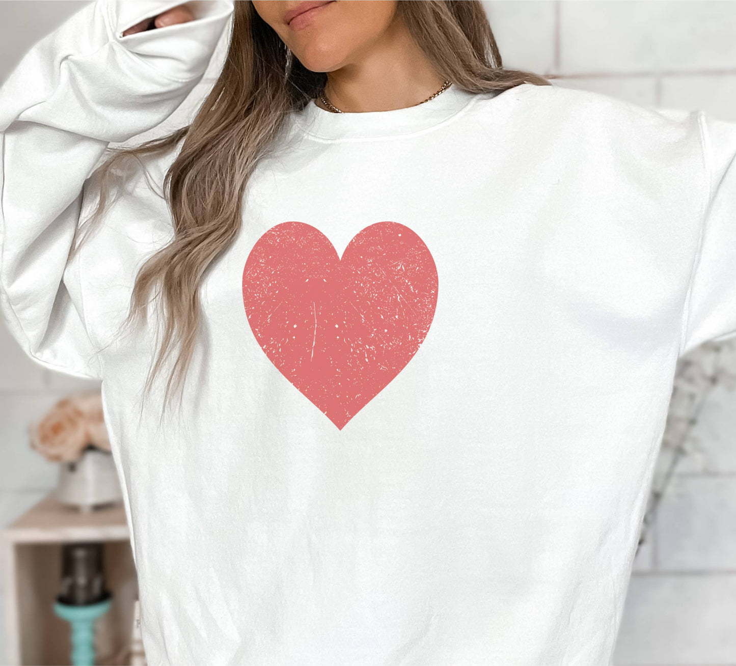 Valentine's Sweatshirt - Heart Sweatshirt - Valentines Shirt