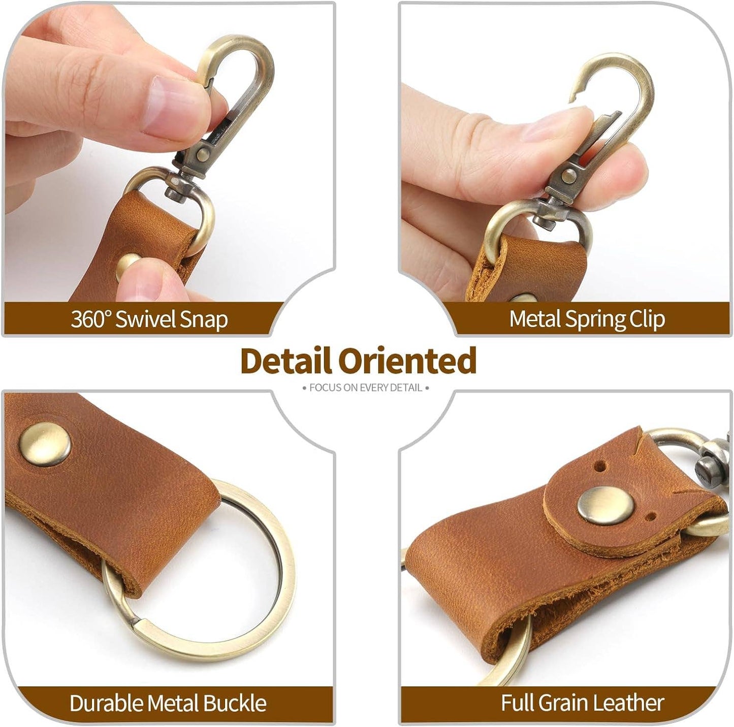 Genuine Leather Keychain