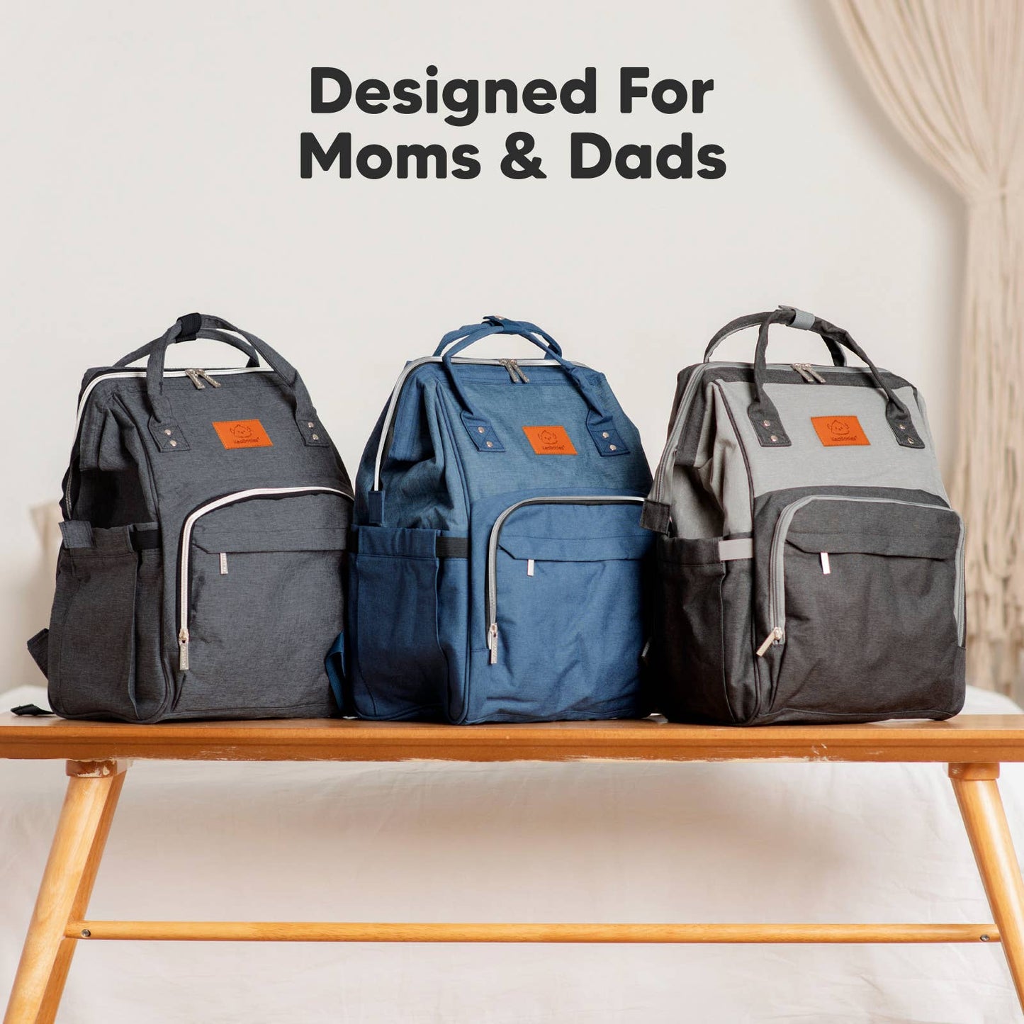 Original Diaper Bag Backpack, Baby Bags with Changing Pad