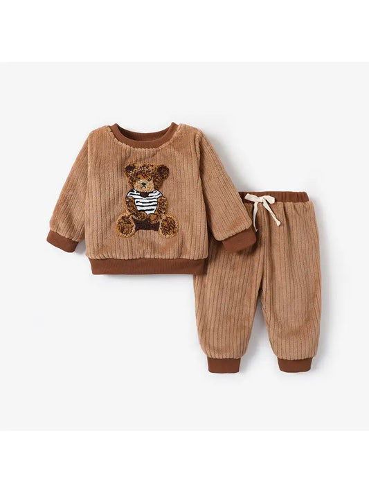 2pcs - Bear Sweatpant 9-12