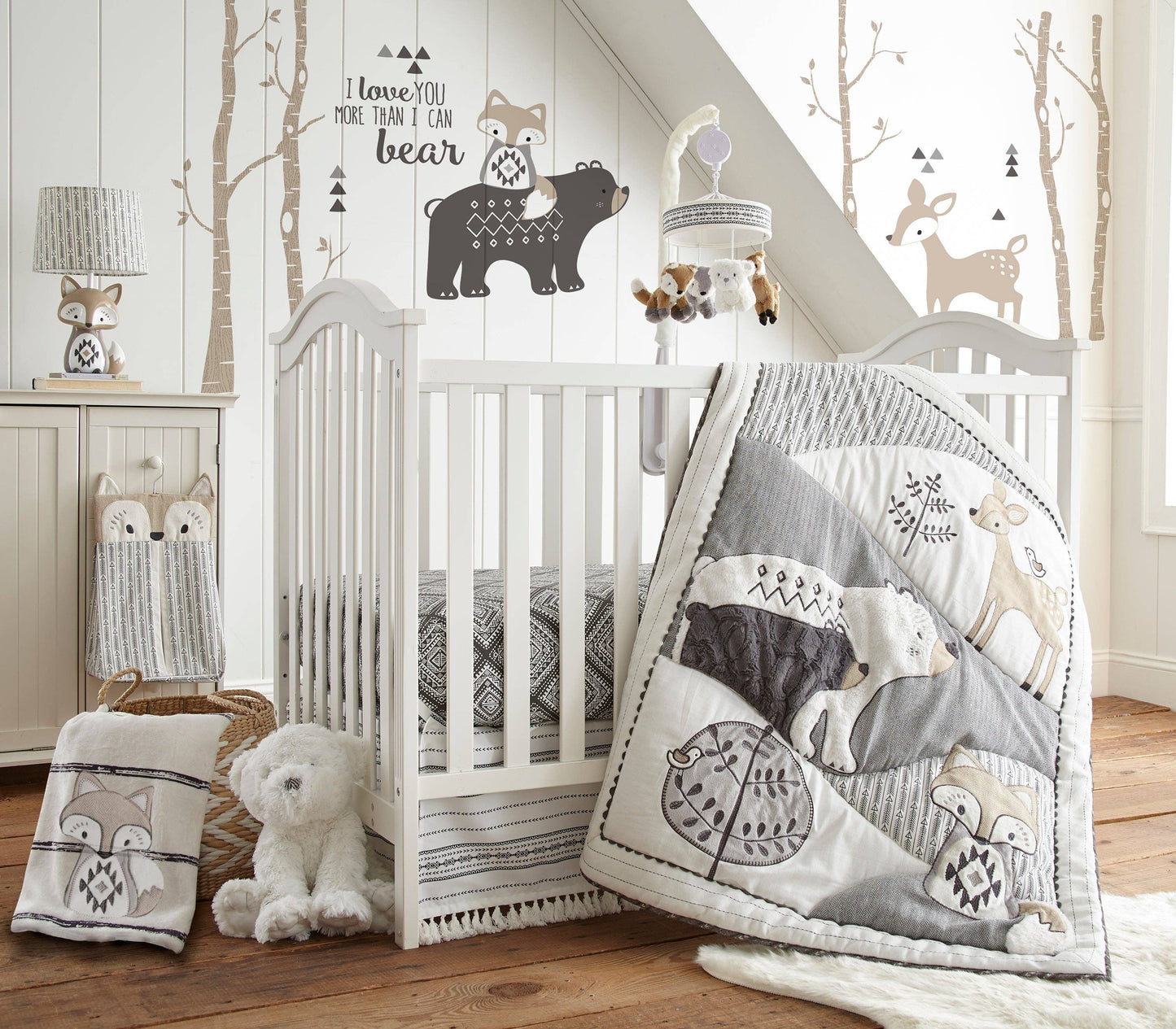 Bailey 5PC Crib Bedding Set