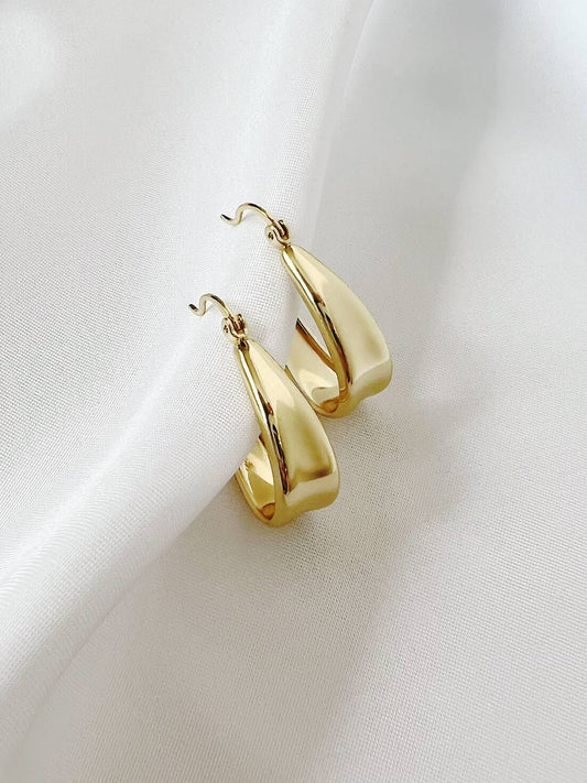 Timeless Hoops Earrings Gold Filled